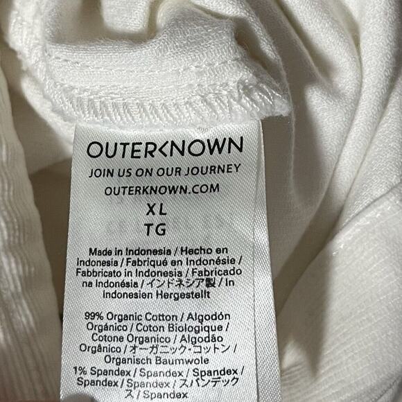 Outerknown Women’s Ivory Soft Corduroy Utility Jumpsuit Size XL Long Sleeve - Picture 10 of 11
